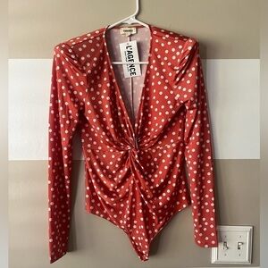 L’AGANCE Long Sleeve Bodysuit Size Small